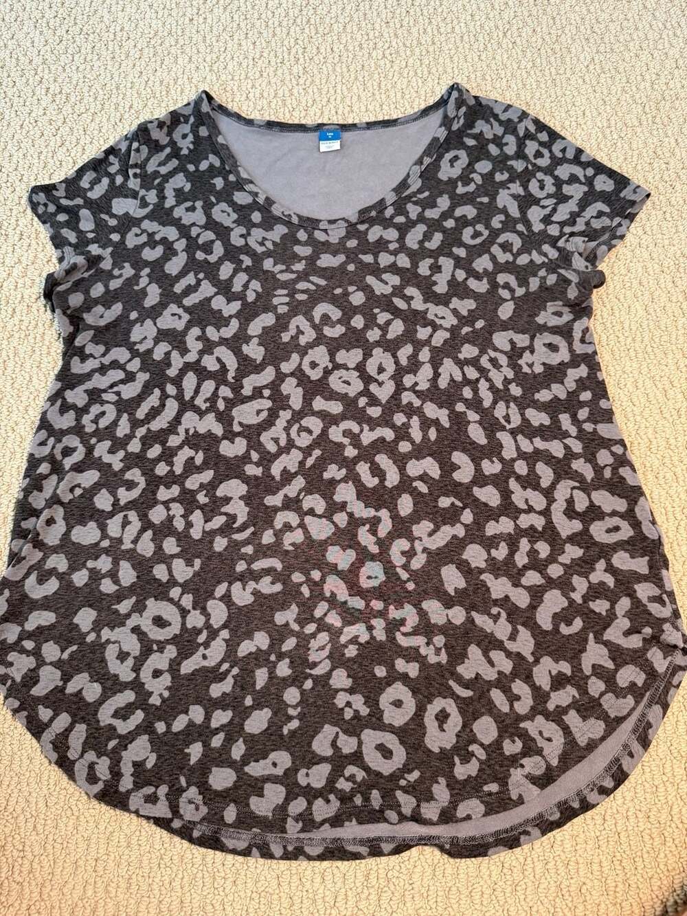 Old Navy Luxe Leopard Print Short-Sleeve T-Shirt